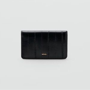 Mango Sleek Women's Wallet - BLACK